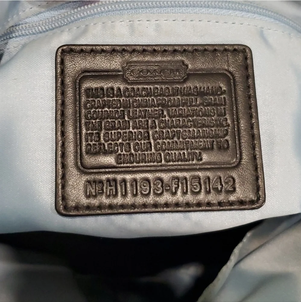 Coach Patent Leather Bag